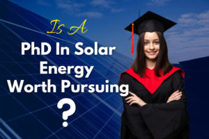 PhD in Solar Energy